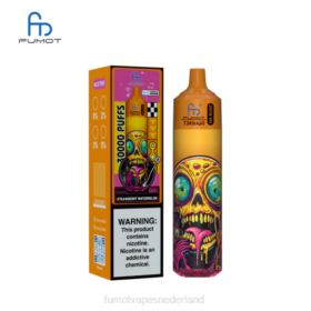 aardbei watermeloen Fumot Tornado 30k muziek D42L66 | Fumot Vape Netherlands