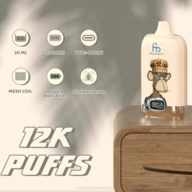exclusief Fumot Digital Box 12000 wegwerp vape-pod van 20 ml - (1 stuk) D42L7 | Fumot Prijs