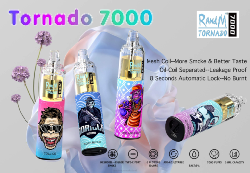 exclusief Fumot Tornado 7000 wegwerp-vape-pen - 14 ml (1 stuk) D42L4 | Fumot Netherlands