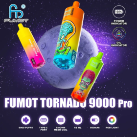 exclusief Fumot Tornado 9000 pro wegwerpvape - 18 ml (1 stuk) D42L12 | Fumot Amsterdam