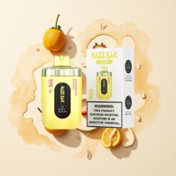 Aardbei Banaan Razz Bar 50K Puffs Wegwerp Vape 50000 Puffs 1.0 Ohm Mesh Coil 650 Mah Batterij Type-C Oplaadbaar 2% Nicotinegehalte