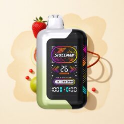Aardbei Kiwi SMOK SPACEMAN SP40000 Wegwerp Vape 40000 Puffs 2,28" ultragroot LED-scherm