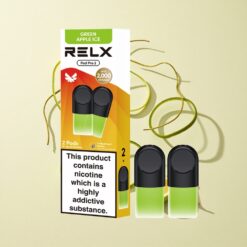 Groene Appel IJs RELX Pod Pro 2 600 Puffjes Nicotinegehalte: 1,8% Vape Capaciteit: 1,9ml