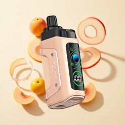 Juicy Peach IJs Razz Bar 45000 Puffs Wegwerp Vape Met 650 Mah Batterij En Type-C Oplaadbaar
