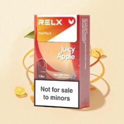 Juweelachtige Appel RELX Pod Pro 2 600 Puffs 0% Nicotine 1.9ml 3 Voltage-instellingen