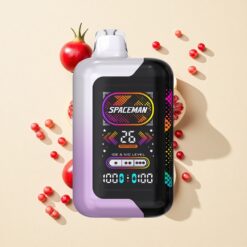 Kers Framboos SMOK SPACEMAN SP40000 Wegwerp Vape 40000 Puffs 2,28" ultragroot LED-scherm