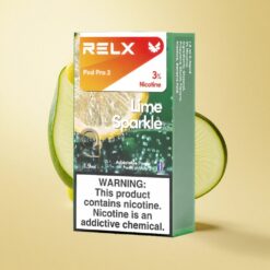 Limoen Vonkel RELX Pod Pro 2 600 Puffs Nicotinegehalte:3% Vape Capaciteit: 1,9ml
