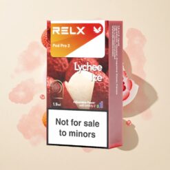 Lychee IJs RELX Pod Pro 2 600 Puffs 0% Nicotine 1.9ml 3 Voltage Standen