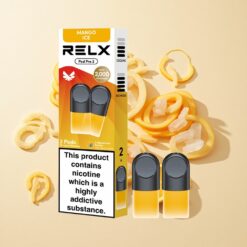 Mango IJs RELX Pod Pro 2 600 Puffs Nicotinegehalte 1,8% Vape Capaciteit 1,9ml