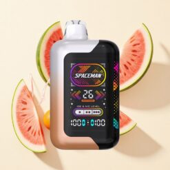 Sappige Perzik Watermeloen SMOK SPACEMAN SP40000 Wegwerp Vape 40000 Puffs 20ml 1000mAh 2,28" ultragroot LED-scherm