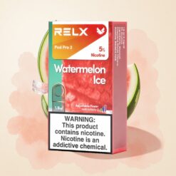 Watermeloen IJs RELX Pod Pro 2 600 Puffs Nicotinegehalte 5% Capaciteit 1.9ml