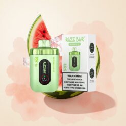 Watermeloen IJs Razz Bar 50K Puffs Wegwerp Vape met 1.0 Ohm Mesh Coil en Type-C Oplaadbaar