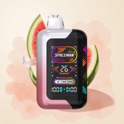 Watermeloen IJs SMOK SPACEMAN SP40000 Wegwerpbare Vape 40000 Puffs 20ml Vloeistof 1000mAh Batterij 2.28" LED Scherm