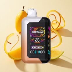 Zure Mango Honingdauw SMOK SPACEMAN SP40000 Wegwerp Vape 40000 Puffs 2,28" ultragroot LED-scherm